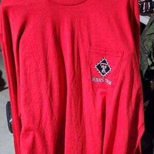 Champion Xxl Long Sleeve Red Athletic T-Shirt Nwot